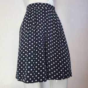 Vintage 80's Sag Harbor Black Polkadot Shorts